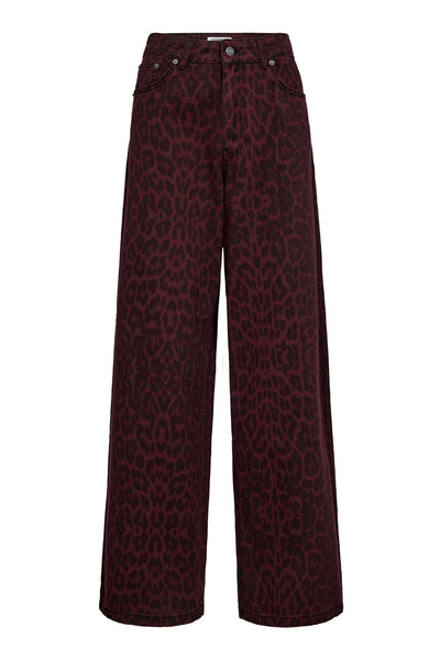 LeoCC Wide Long Pant 87-Winered - 31318 Thumbnail
