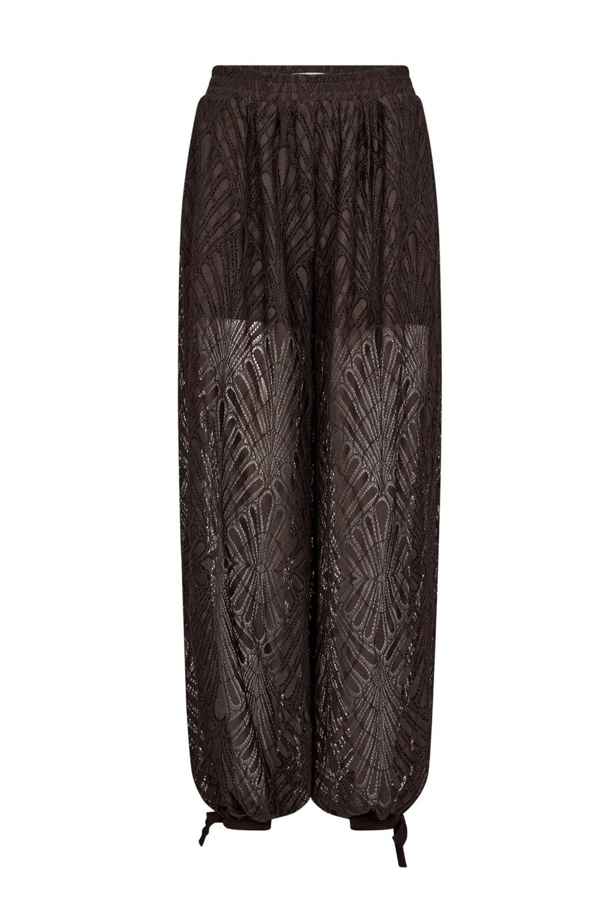 LetiCC Balloon Pant 145-Dark Brown - 41107