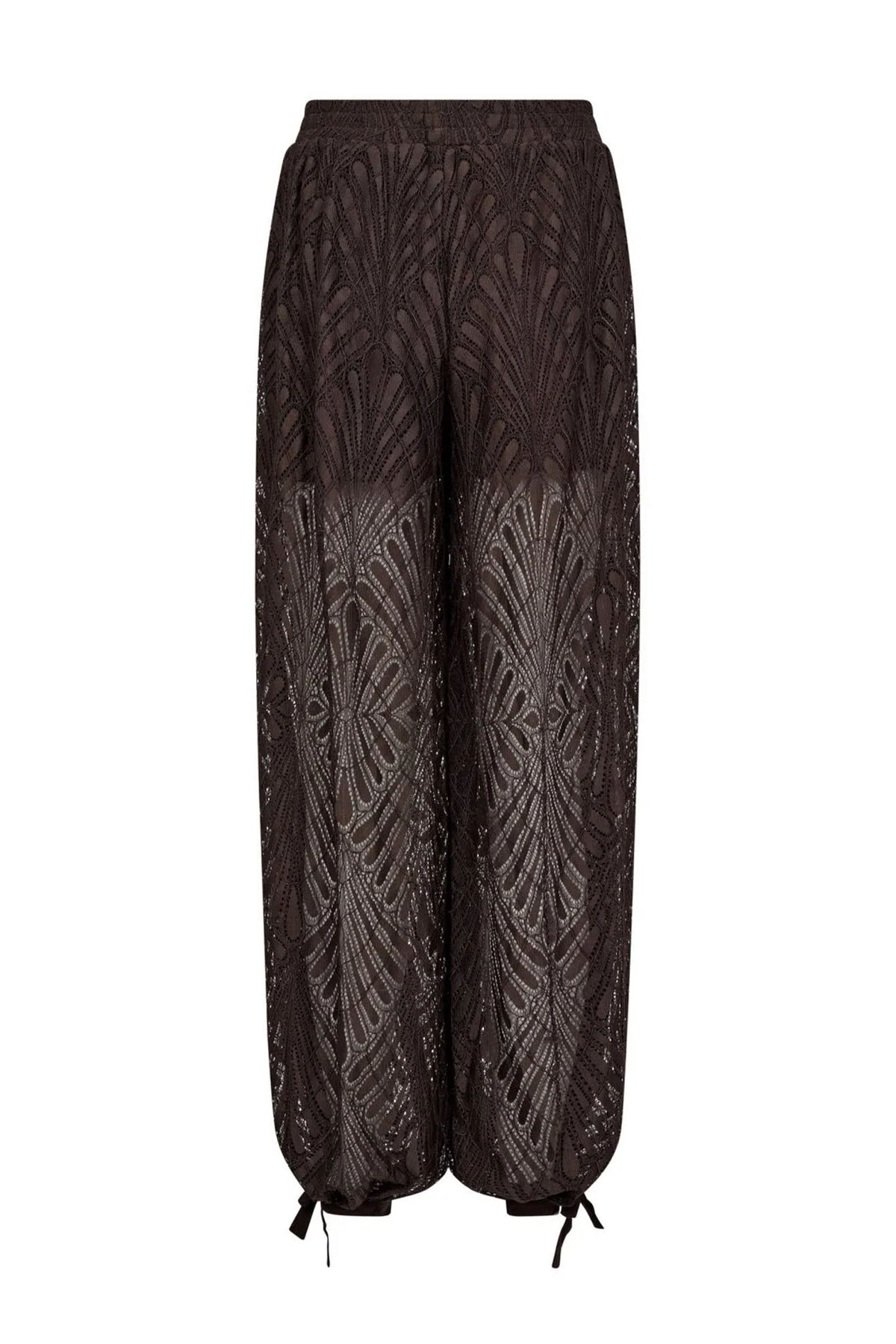 LetiCC Balloon Pant 145-Dark Brown - 41107