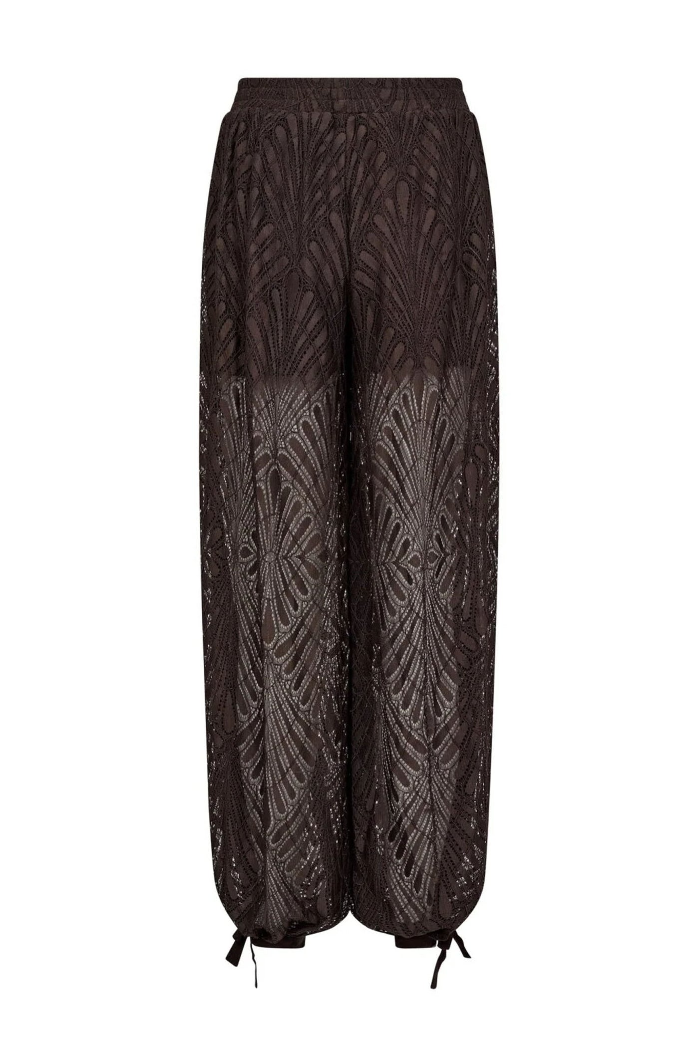 LetiCC Balloon Pant 145-Dark Brown - 41107