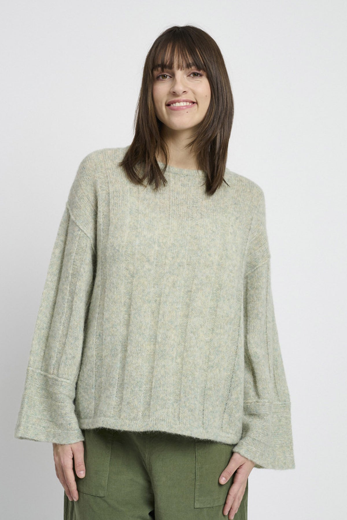 LiZoya 3451 light green melange - L5255.6737