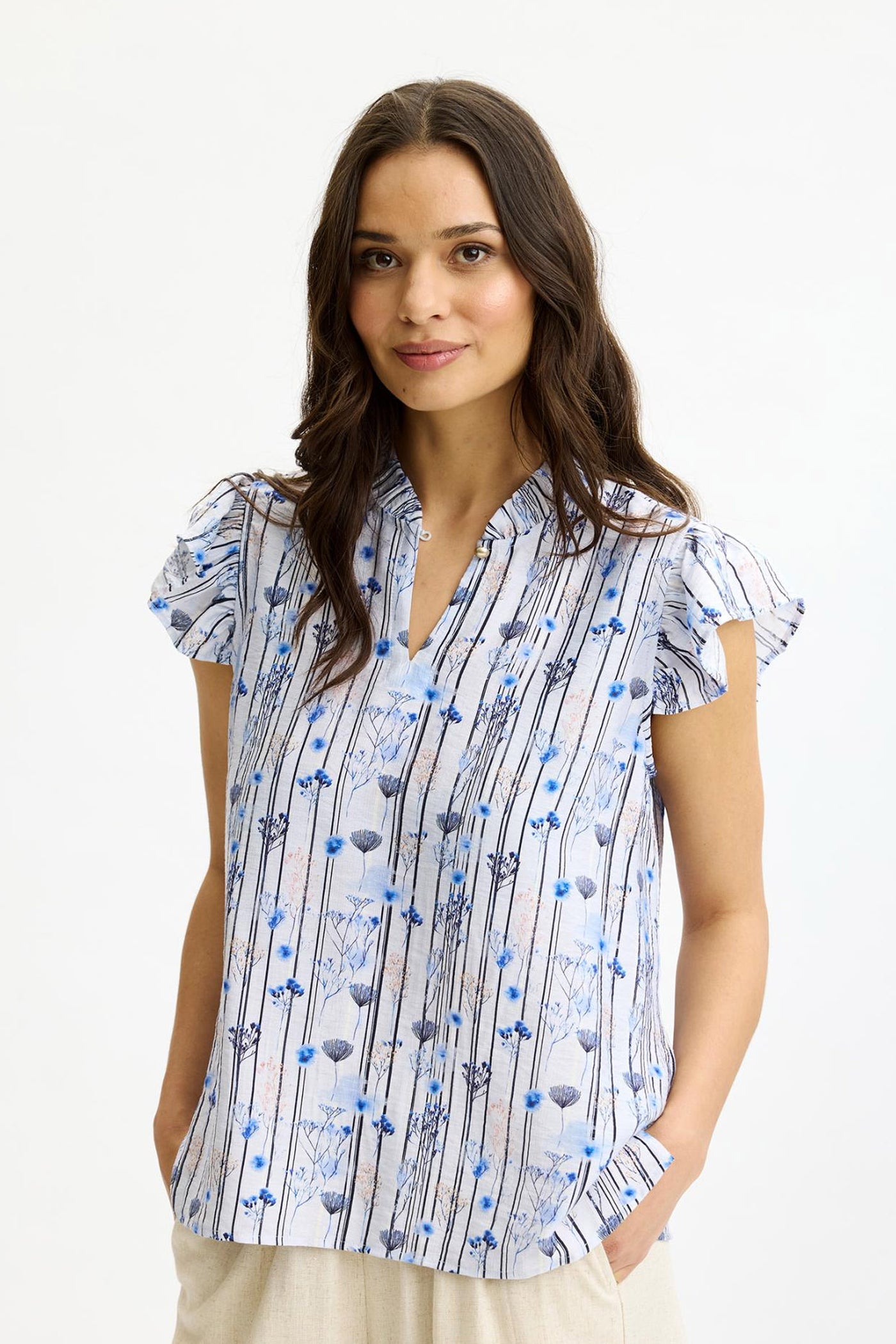 Liana top Blue - 17134
