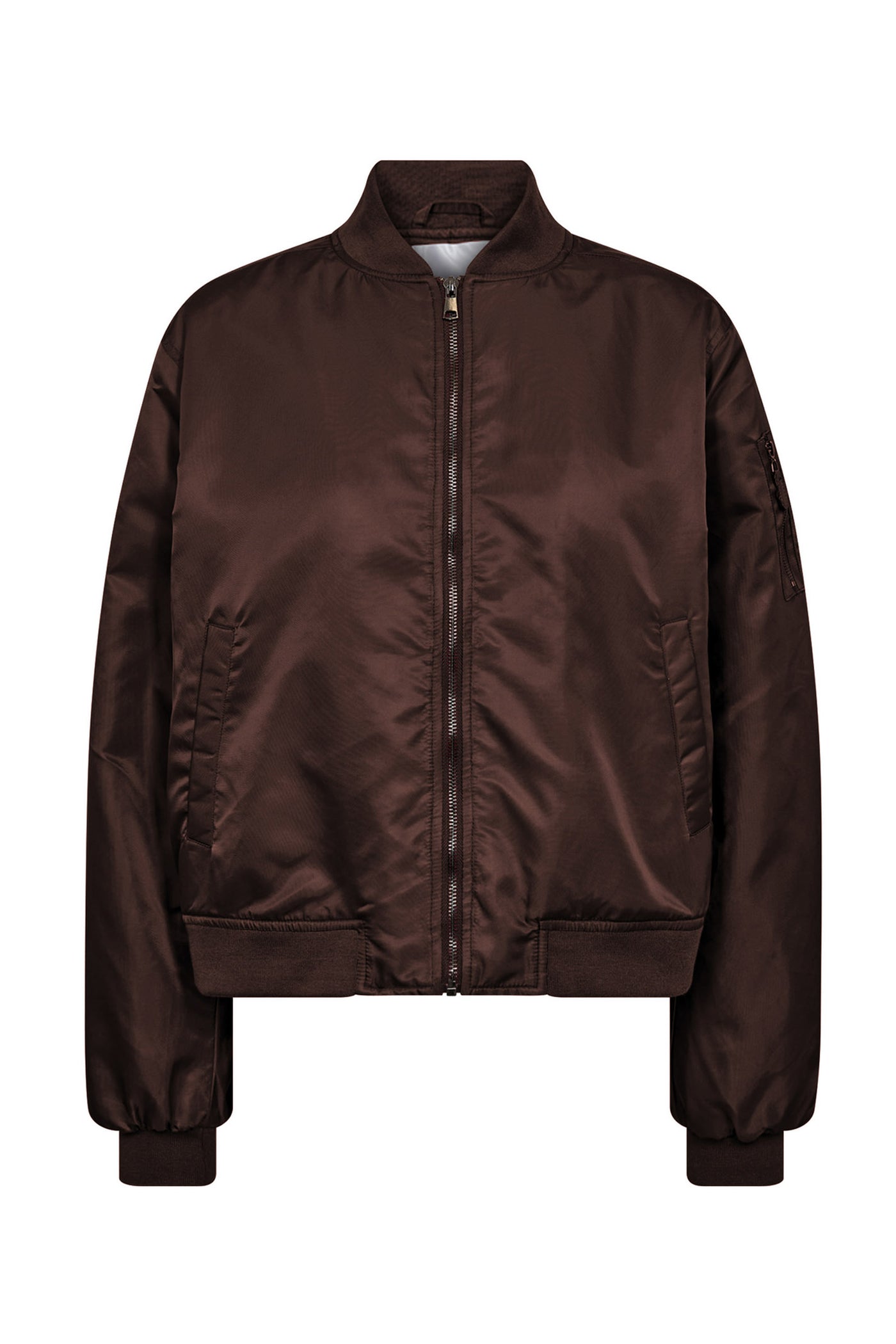 LibbyCC Bomber Jacket 145-Dark Brown - 30364