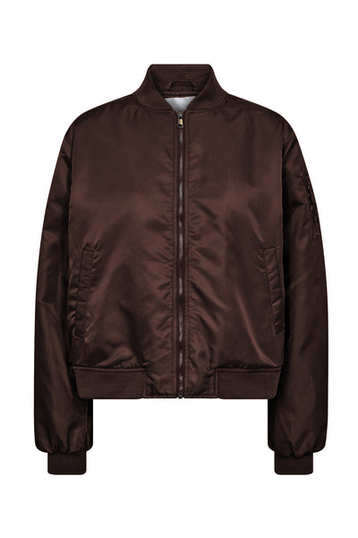 LibbyCC Bomber Jacket 145-Dark Brown - 30364 Thumbnail