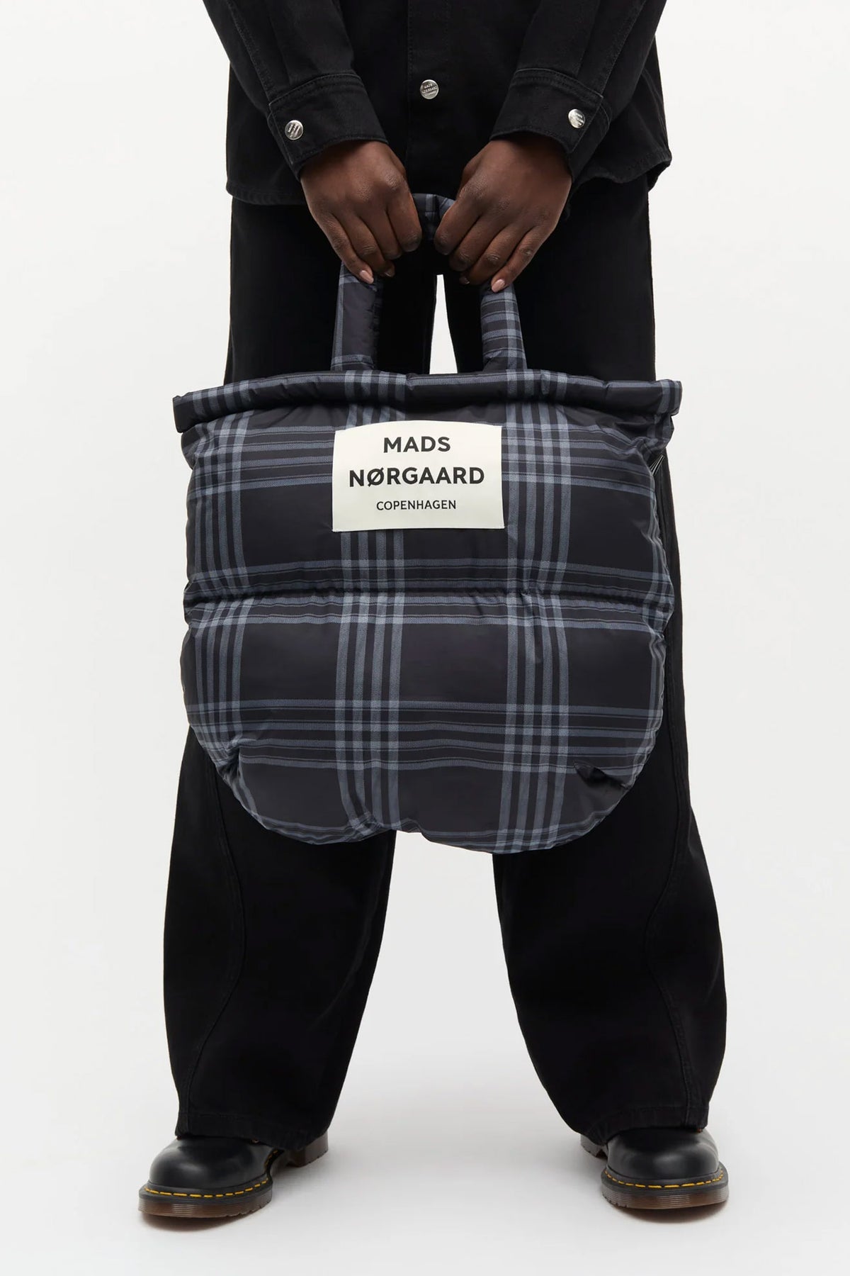 Light Ripstop Pillow AOP BAg Black/Vanilla - 205323