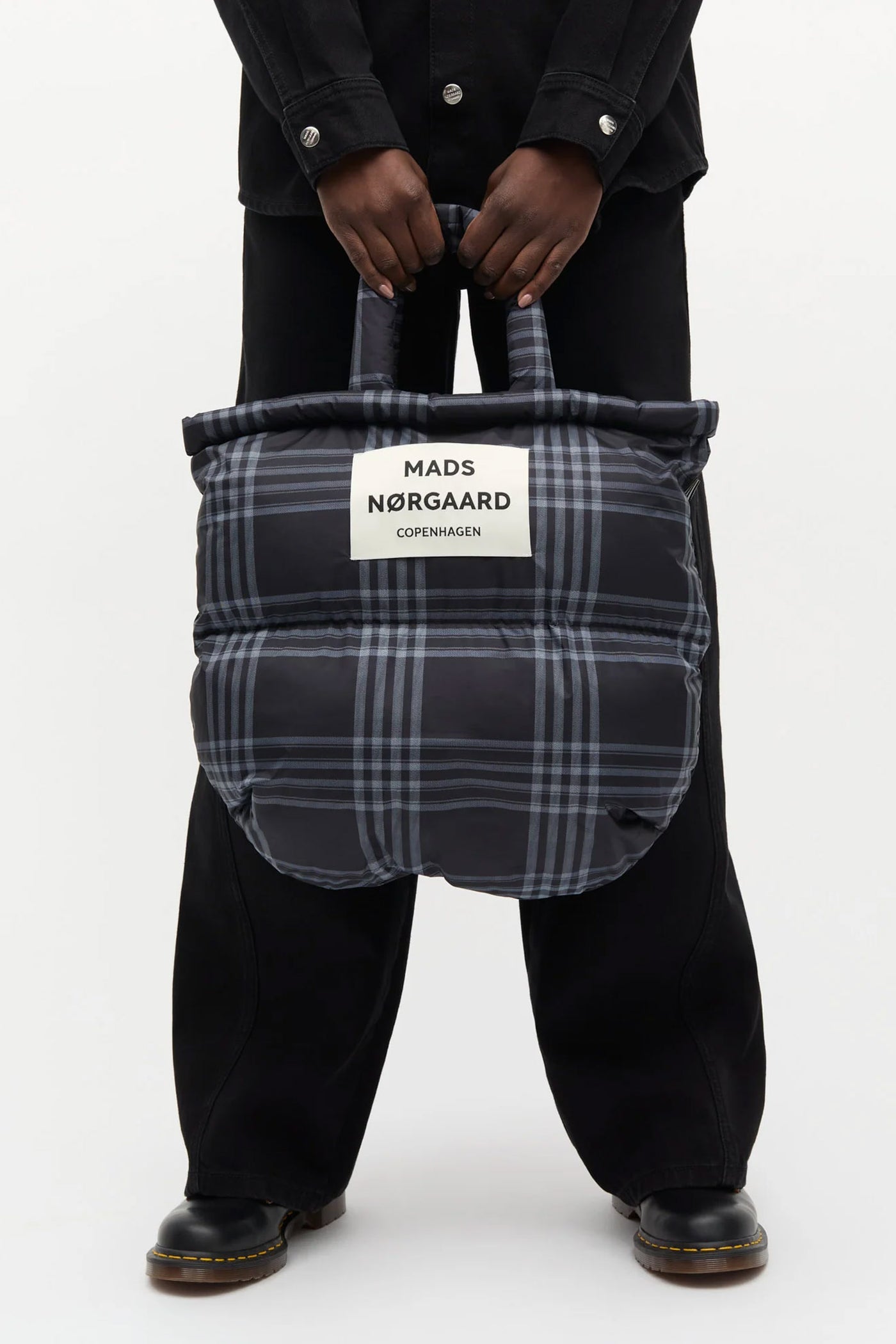 Light Ripstop Pillow AOP BAg Black/Vanilla - 205323