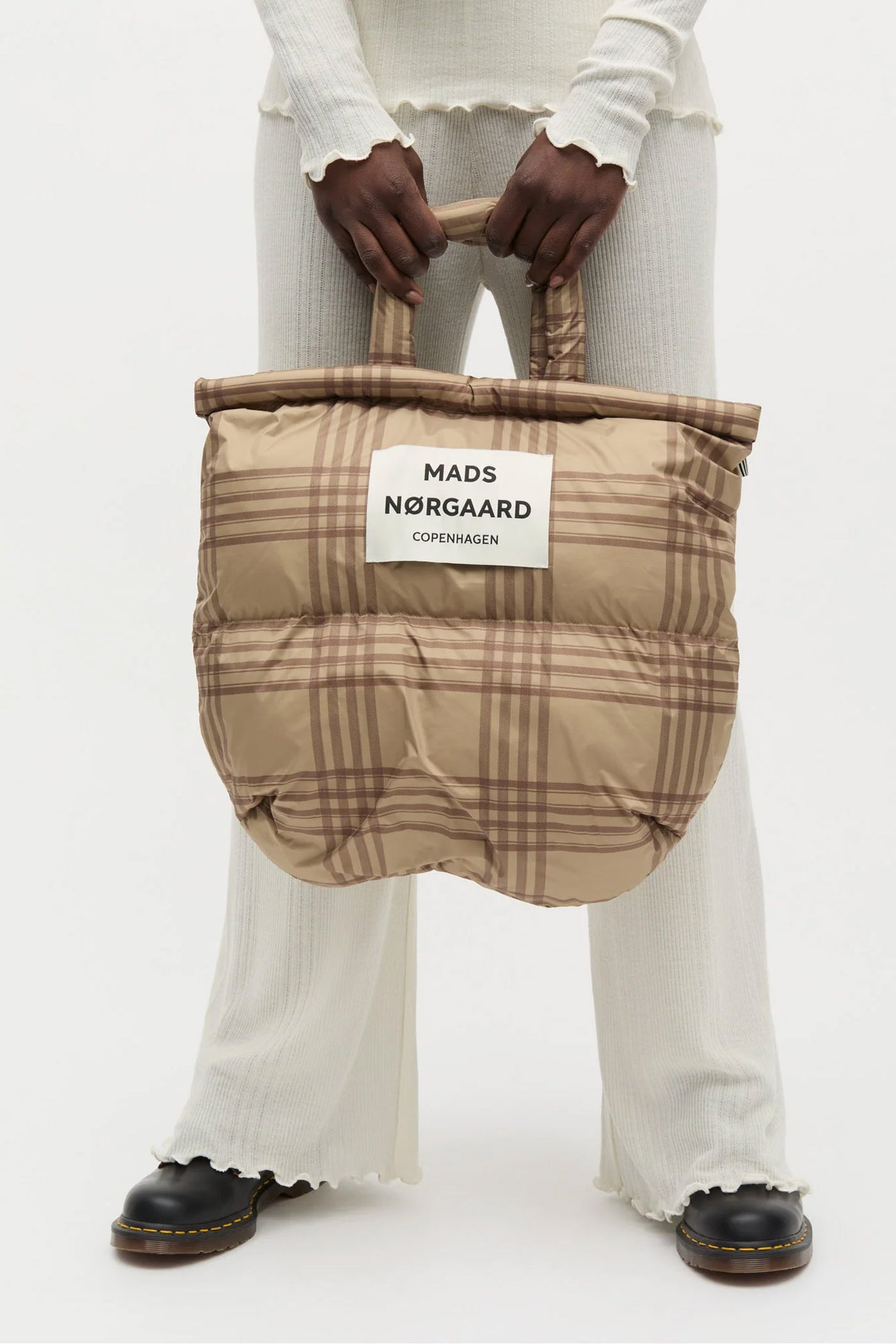 Light Ripstop Pillow AOP BAg Cocoa - 205323