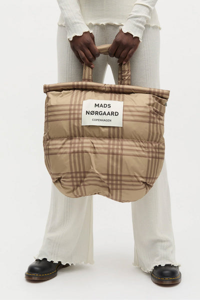 Light Ripstop Pillow AOP BAg Cocoa - 205323 Thumbnail