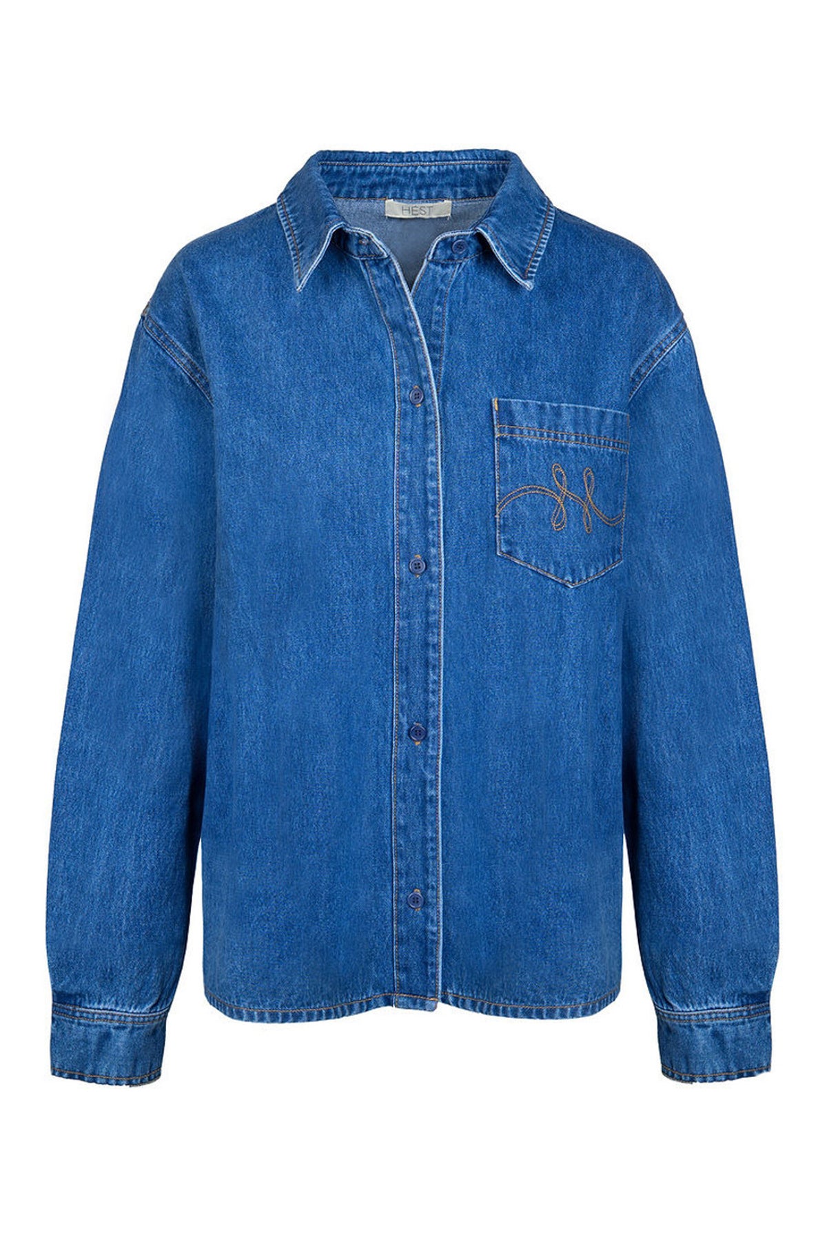 Sammy Blue Shirt 9502 Medium Wash Denim - 2630190765