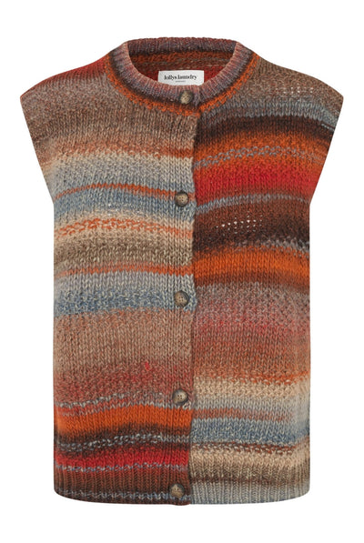 NynneLL Knit Vest SL 54 Rust - 26466-5009 Thumbnail