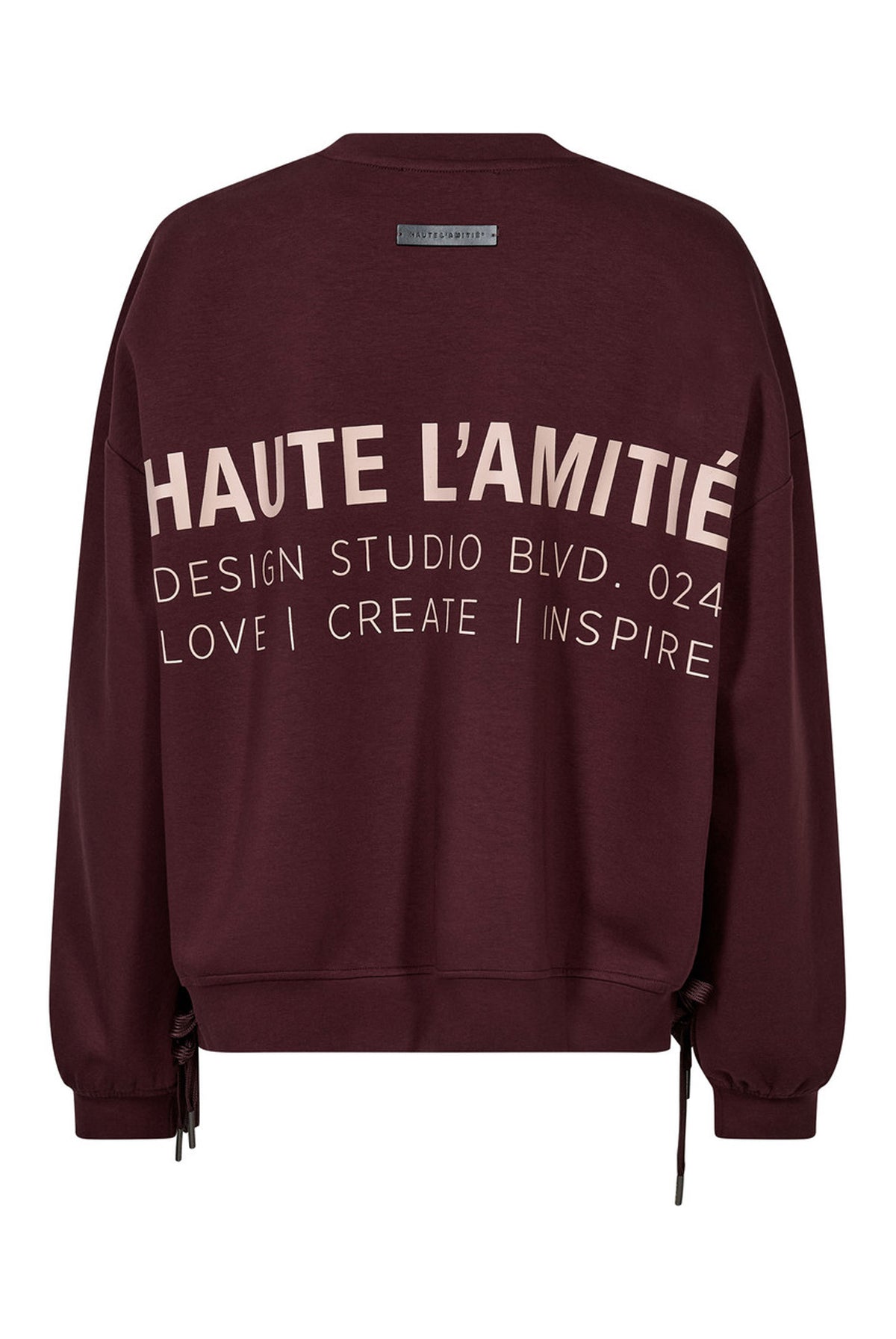 New Studio Tie Sweat Wine - HL10714