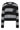 Darcia Stripe Crop Pocket Knit Black/Grey Mix - HL10974