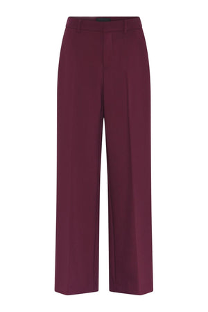 Wide leg pants 778-Wine - 6223/422