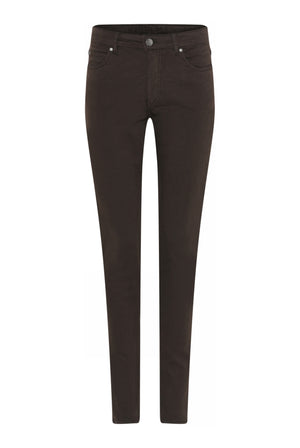Magic fit jeans - slim foot Dk. Brown - 6220/525