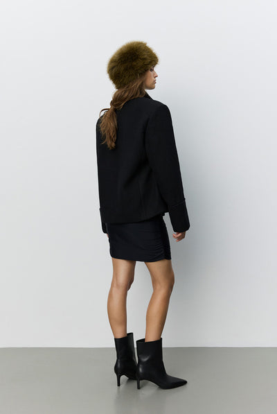 JOLINESW BOXY DOUBLE BREASTED 1000 Black - S264220 Thumbnail