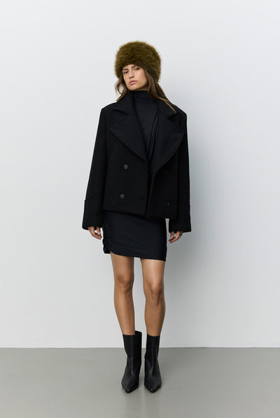 JOLINESW BOXY DOUBLE BREASTED 1000 Black - S264220 Thumbnail