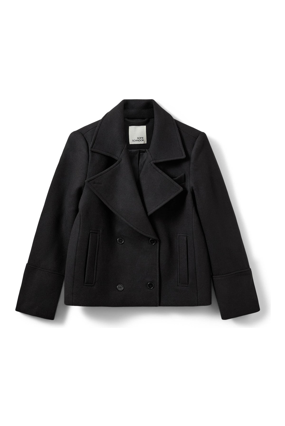 JOLINESW BOXY DOUBLE BREASTED 1000 Black - S264220