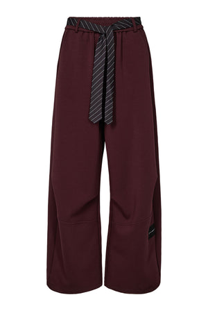 Maxi Split Tie Tall Pant Wine - HL11000