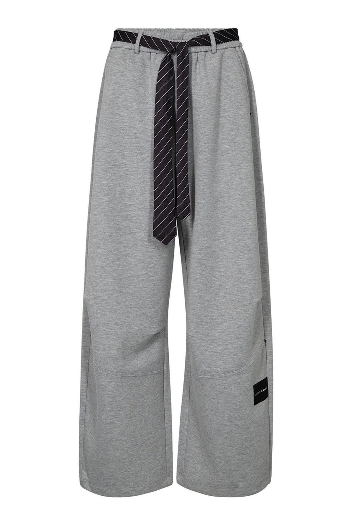 Maxi Split Tie Tall Pant Grey Melangé - HL11000