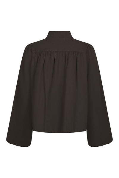 Tirsa Twill Jacket Dark brown - 168103 Thumbnail