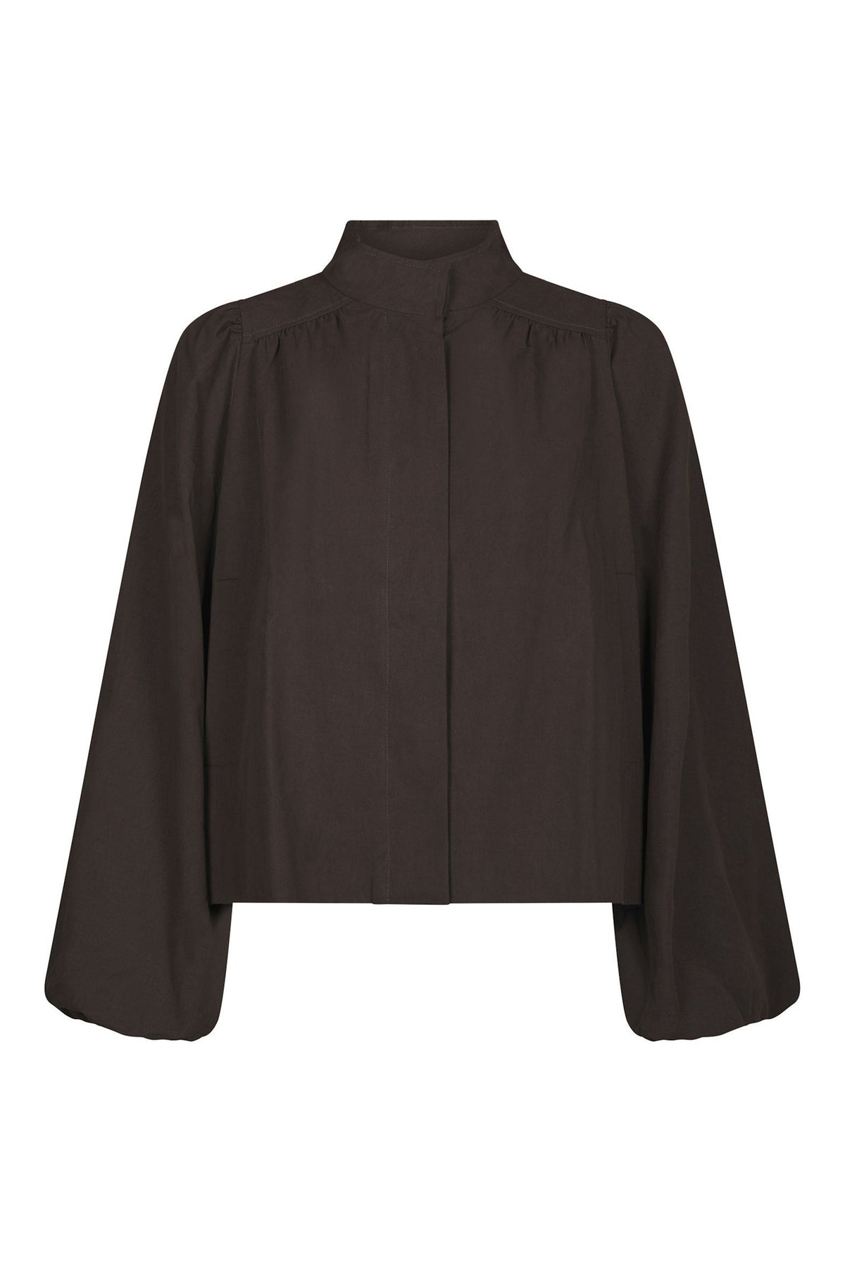 Tirsa Twill Jacket Dark brown - 168103