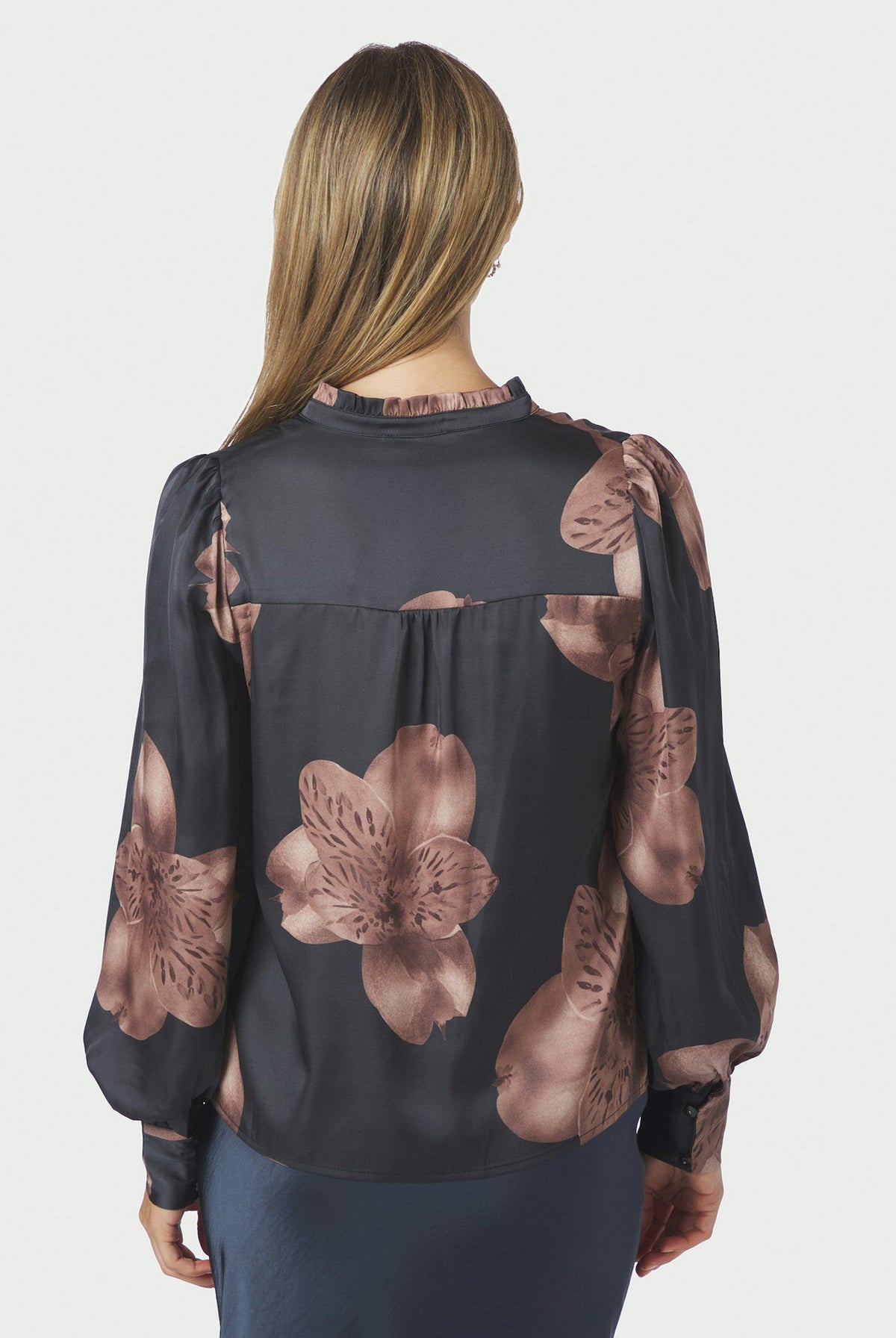 Massima Misty Orchid Blouse MIDNIGHT BLUE - 168289