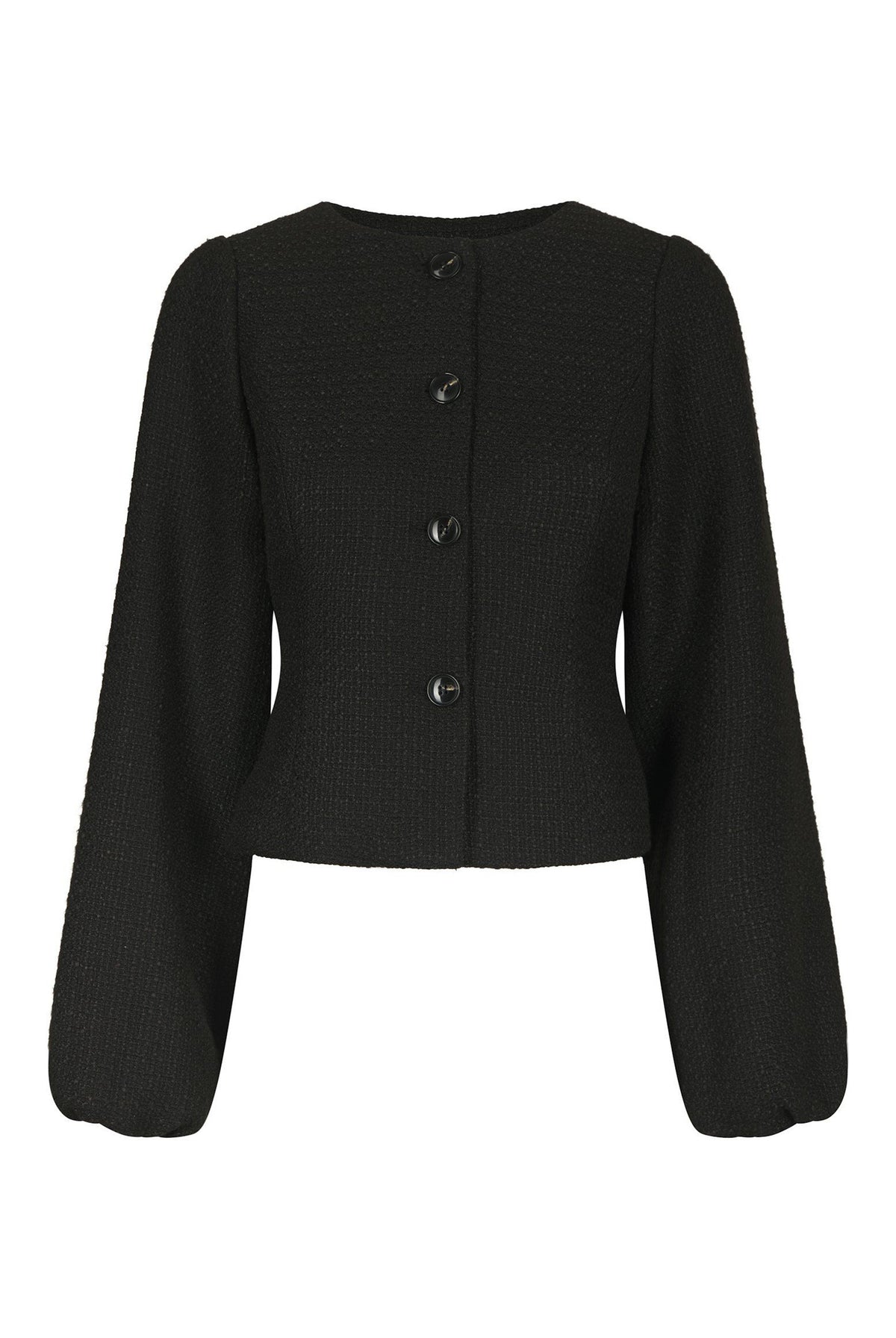 Junette Boucle Jacket Black - 170179