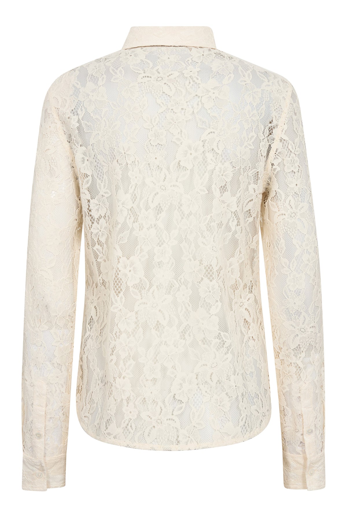 MMKether Lace Tie Shirt ECRU - 183960