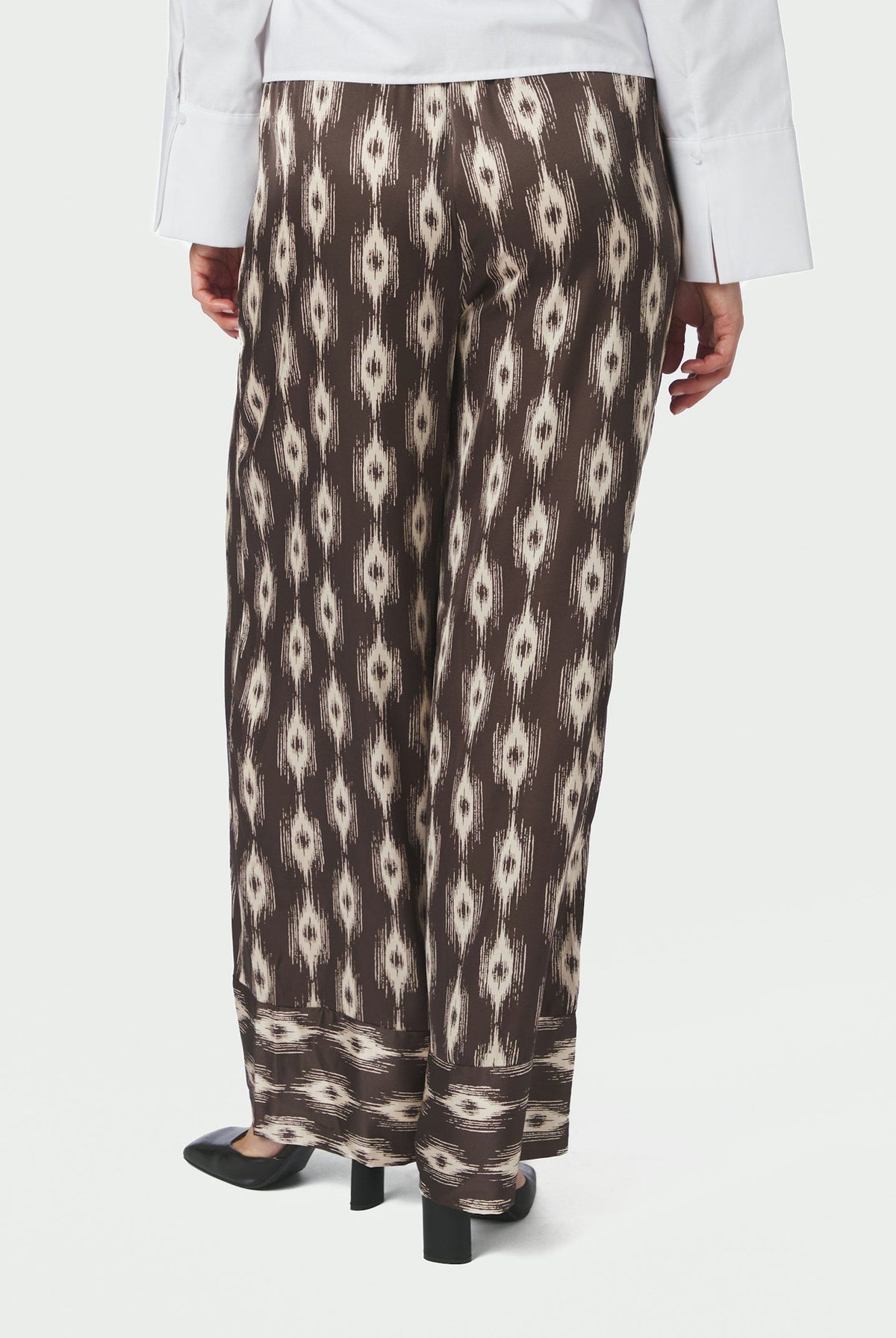 Sora Ikat Pants Dark brown - 170975