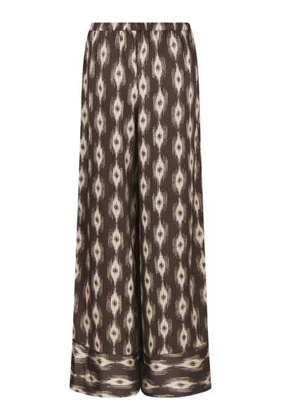 Sora Ikat Pants Dark brown - 170975 Thumbnail
