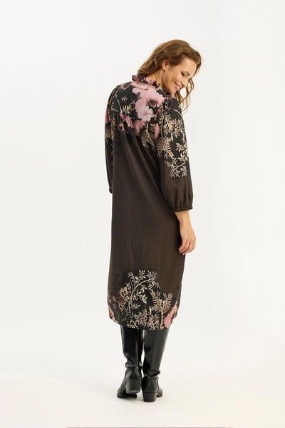 Lilly dress Mocca - 16862 Thumbnail