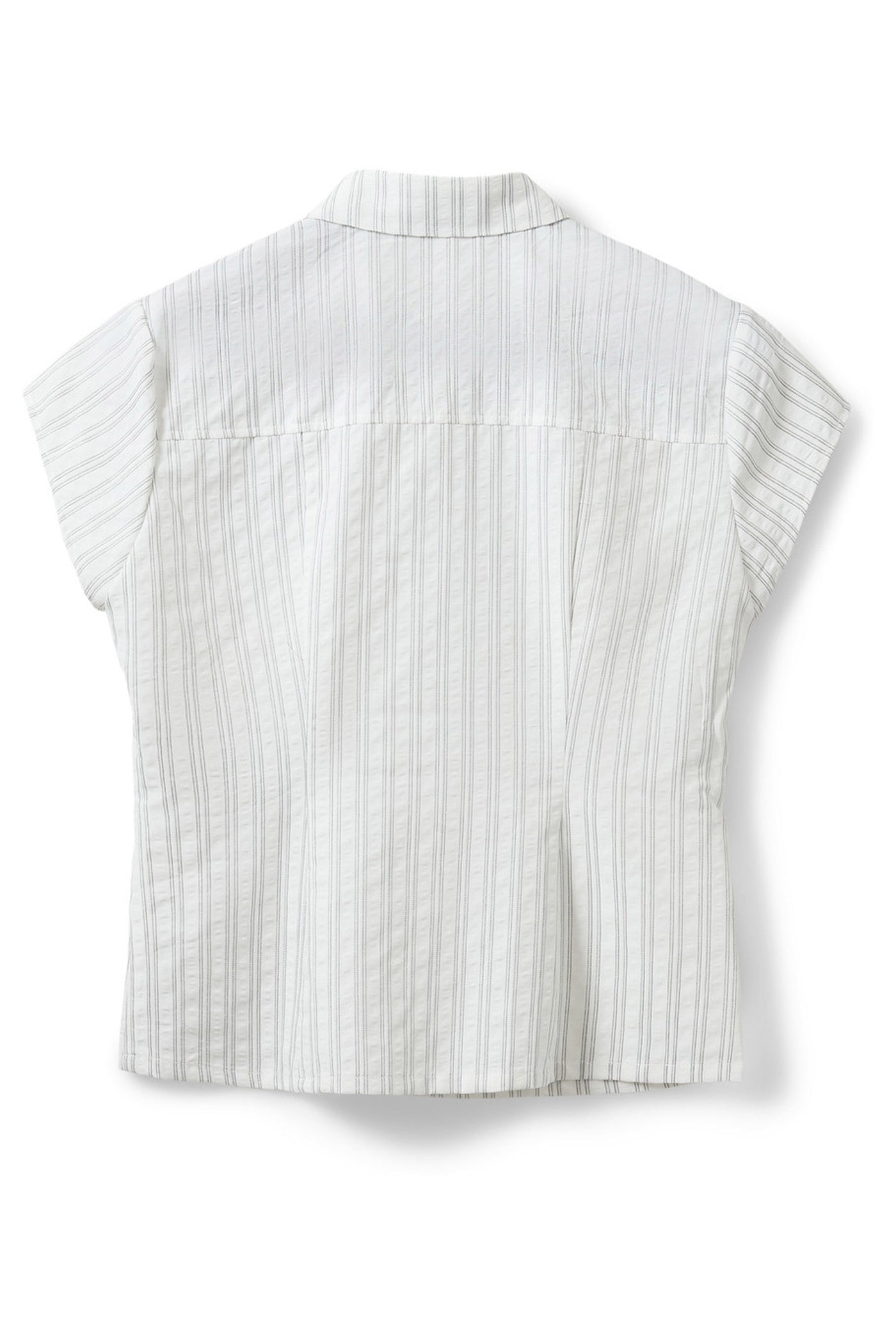 Lilyansw Striped Slim Fit Shir Off White / Black Stripe - S262285