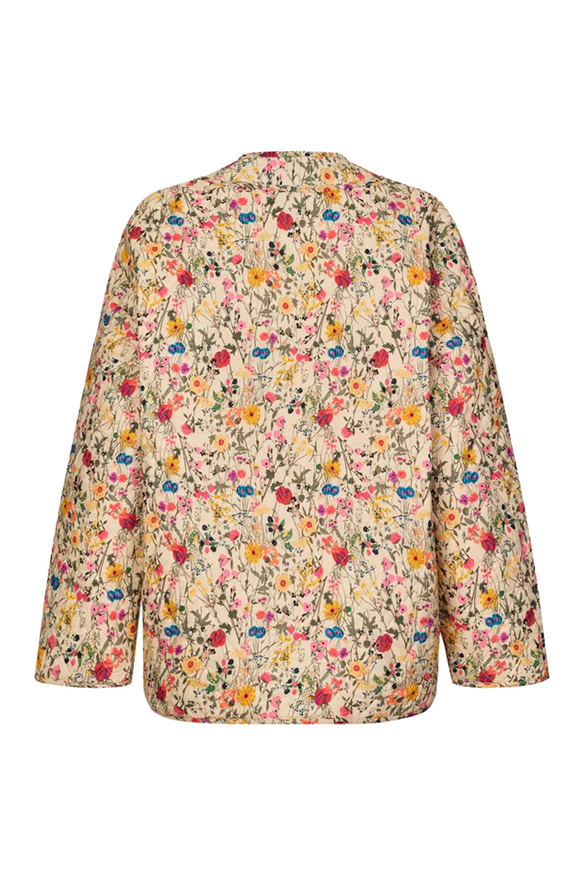 Lilyll Quilted Jacket Ls Flower Print - 26241-6001