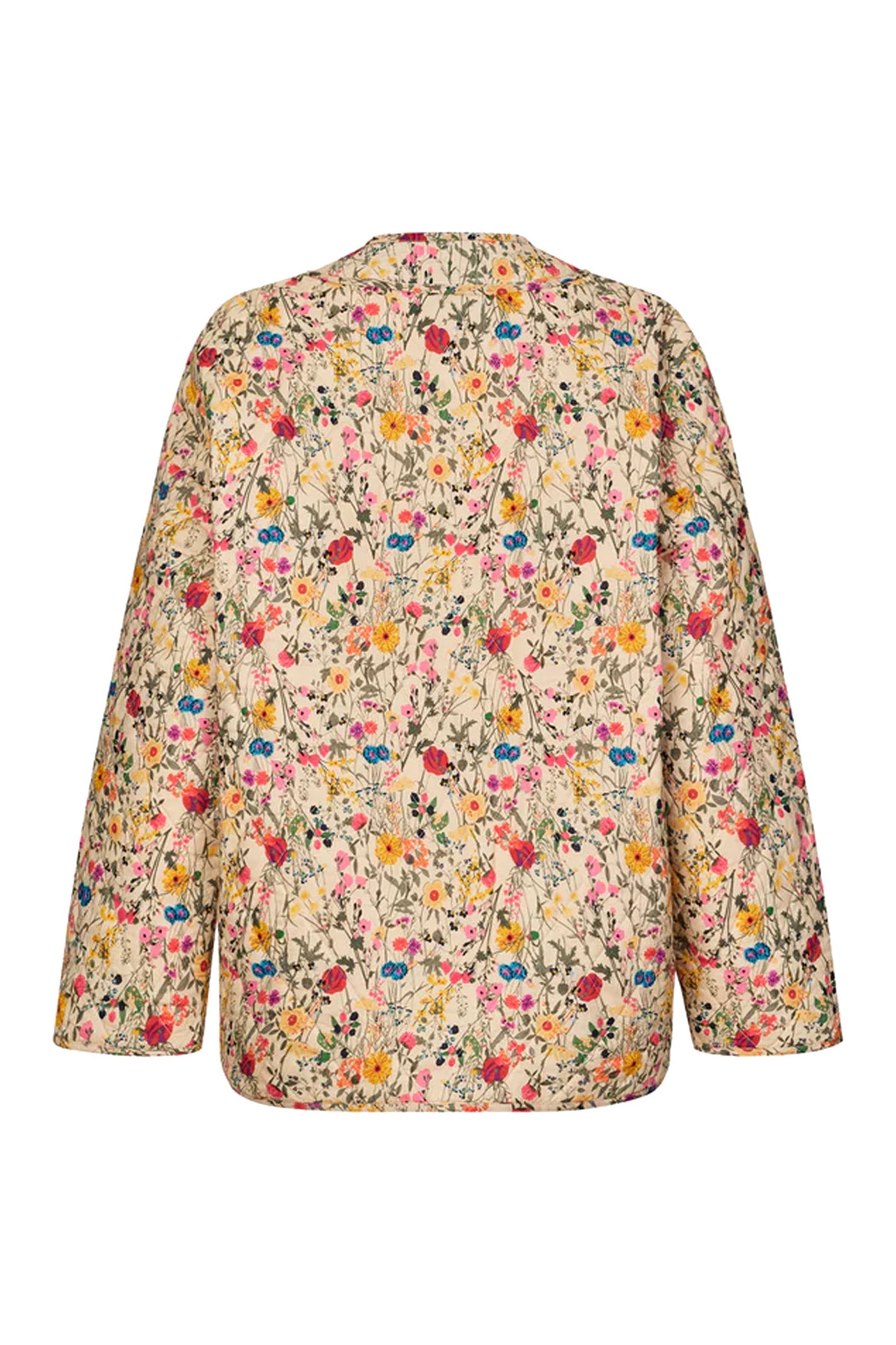 Lilyll Quilted Jacket Ls Flower Print - 26241-6001