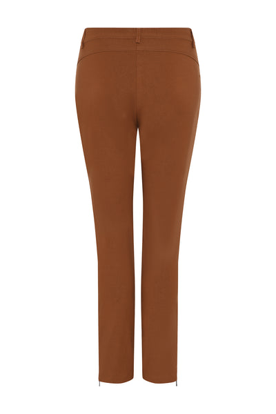 Lina 7/8 w. zip 376-Orange - 6841/420 Thumbnail