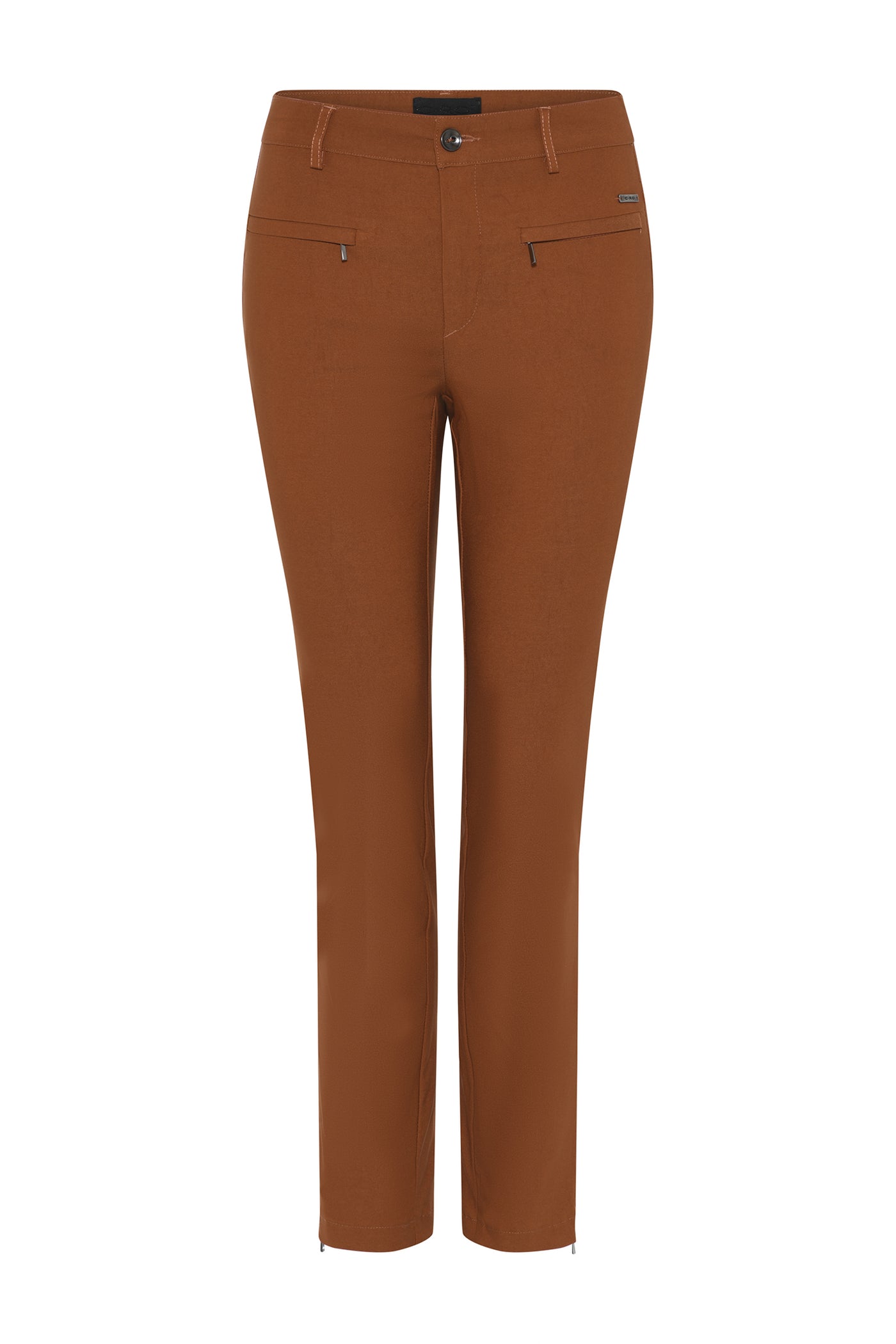 Lina 7/8 w. zip 376-Orange - 6841/420