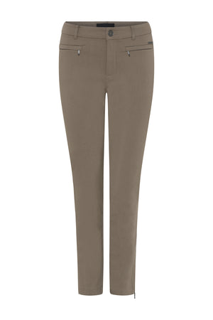 Lina 7/8 w. zip 539-Taupe - 6841/420