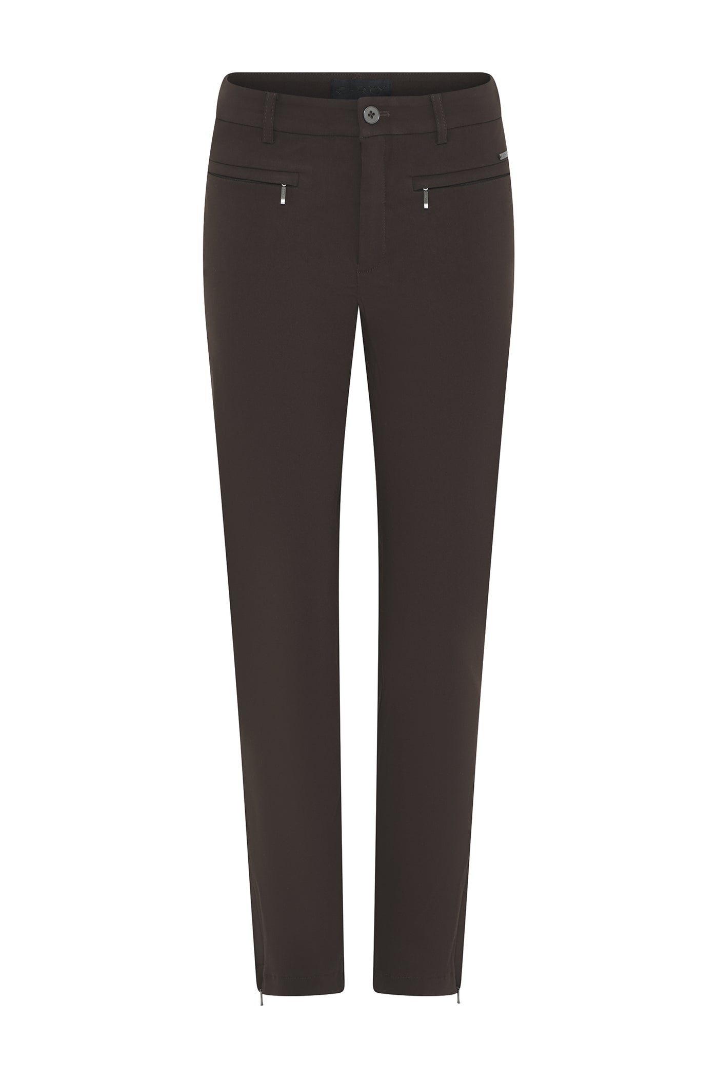 Lina 7/8 w. zip 598-Brown - 6841/420