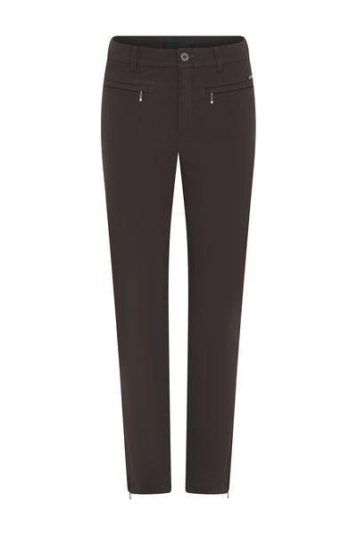 Lina 7/8 w. zip 598-Brown - 6841/420 Thumbnail