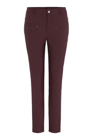 Lina 7/8 w. zip 796-Bourgogne - 6841/420