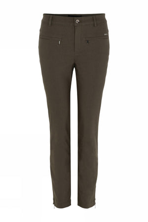 Lina 7/8 w. zip Dk Army - 6841/420