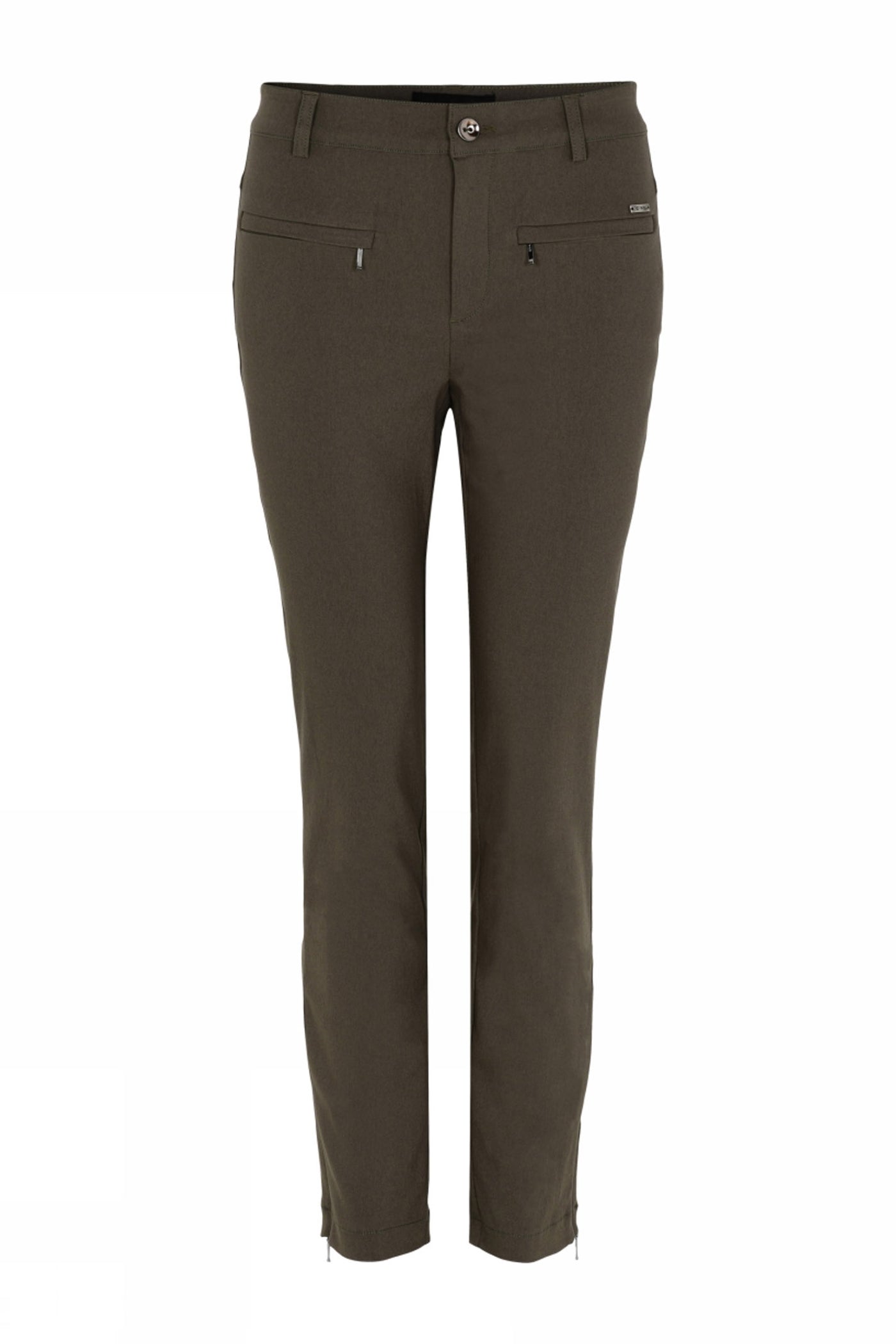 Lina 7/8 w. zip Dk Army - 6841/420