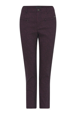 Lina 7/8 w. zip Jacquard 2549-Square - 6841/4209