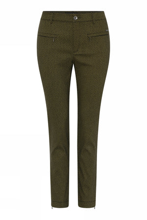 Lina 7/8 w. zip Jacquard 6876-Diamond - 6841/4209