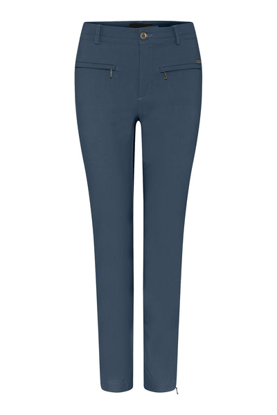 Lina 7/8 w. zip Summer Blue - 6841/420 Thumbnail