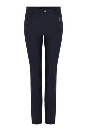 Lina Zip Pocket Dark Navy - 6843/420
