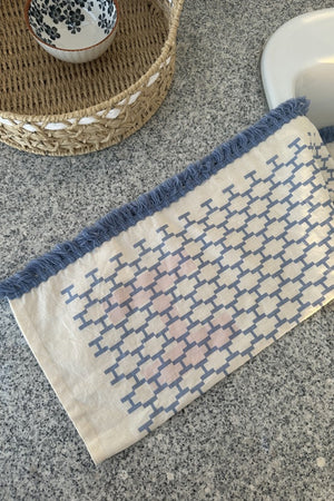 Linnen towel 4003 Faded Denim - 2510430249