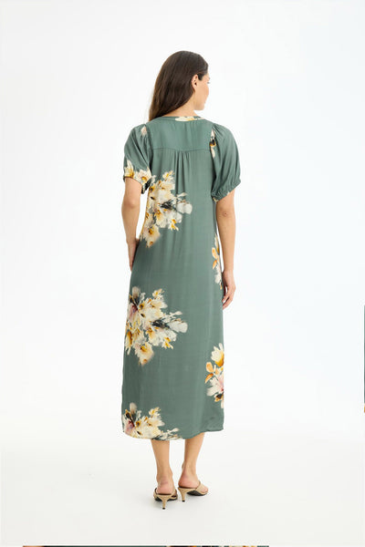 Linse dress DUSTY GREEN - 17208 Thumbnail