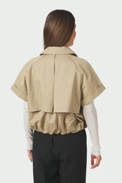 Lisha Trench Vest TAUPE - 169835 Thumbnail