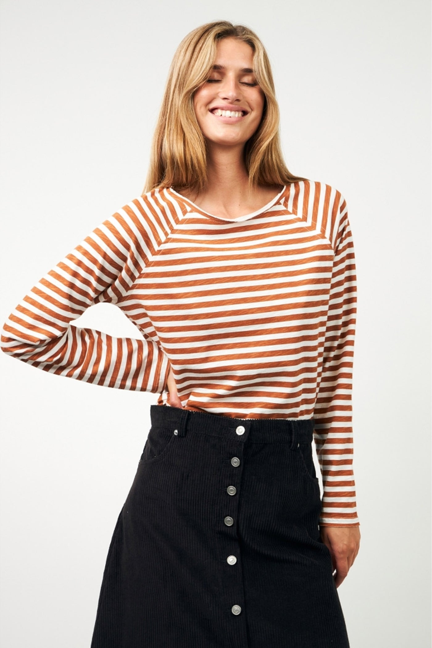LivaLL Tee LS 54 Rust - 25493-1057